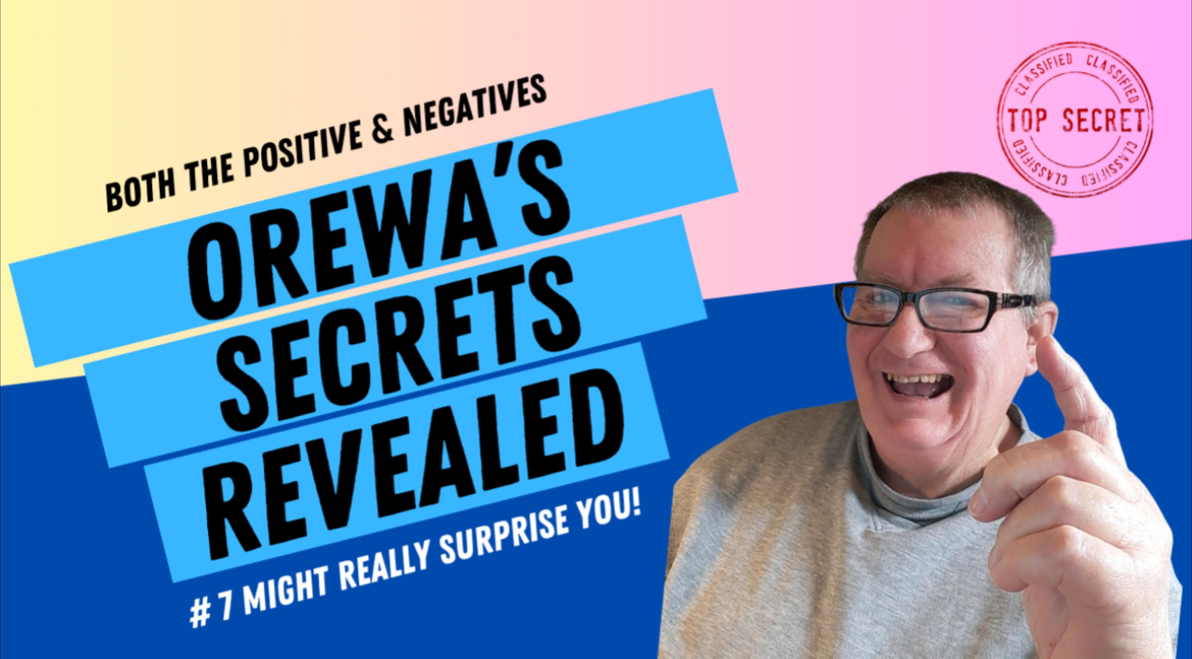 Orewa's secrets revealed-Cover